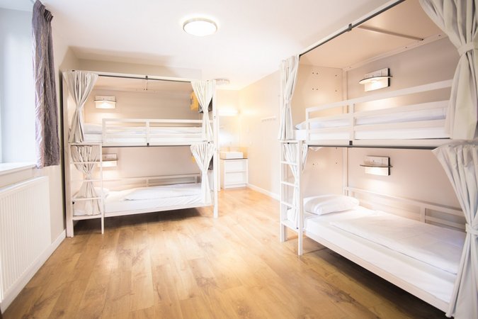 Discover our large and airy dorm rooms, designed for group travelers. 